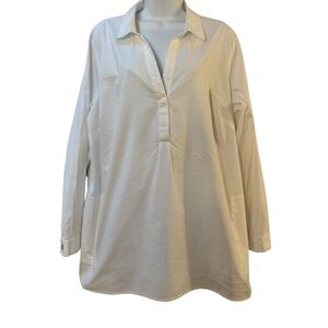 J. Jill White Shirt Collection Tunic 
Size: 2X